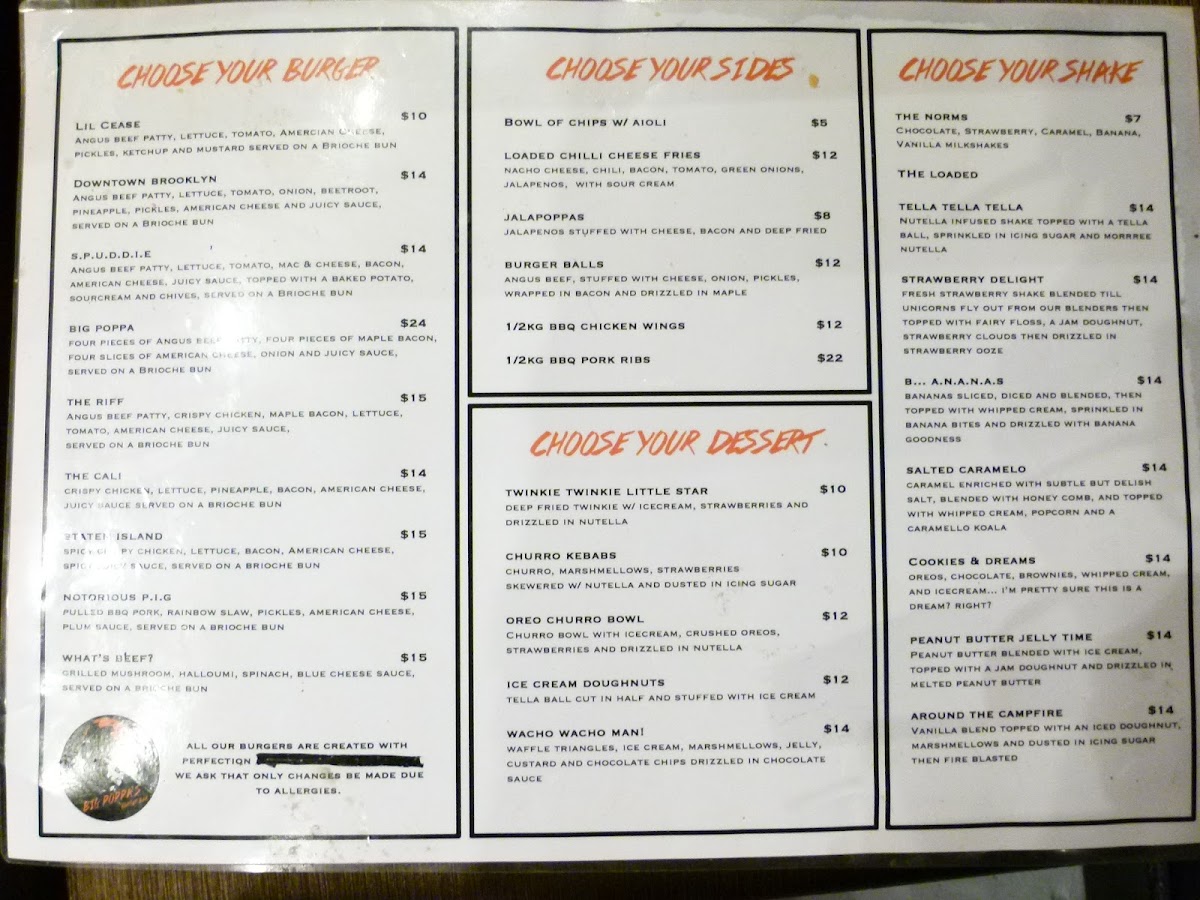 Menu Downtown Brooklyn Burgers-3