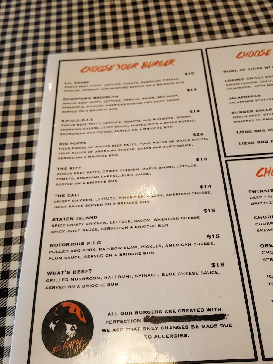 Menu Downtown Brooklyn Burgers-4
