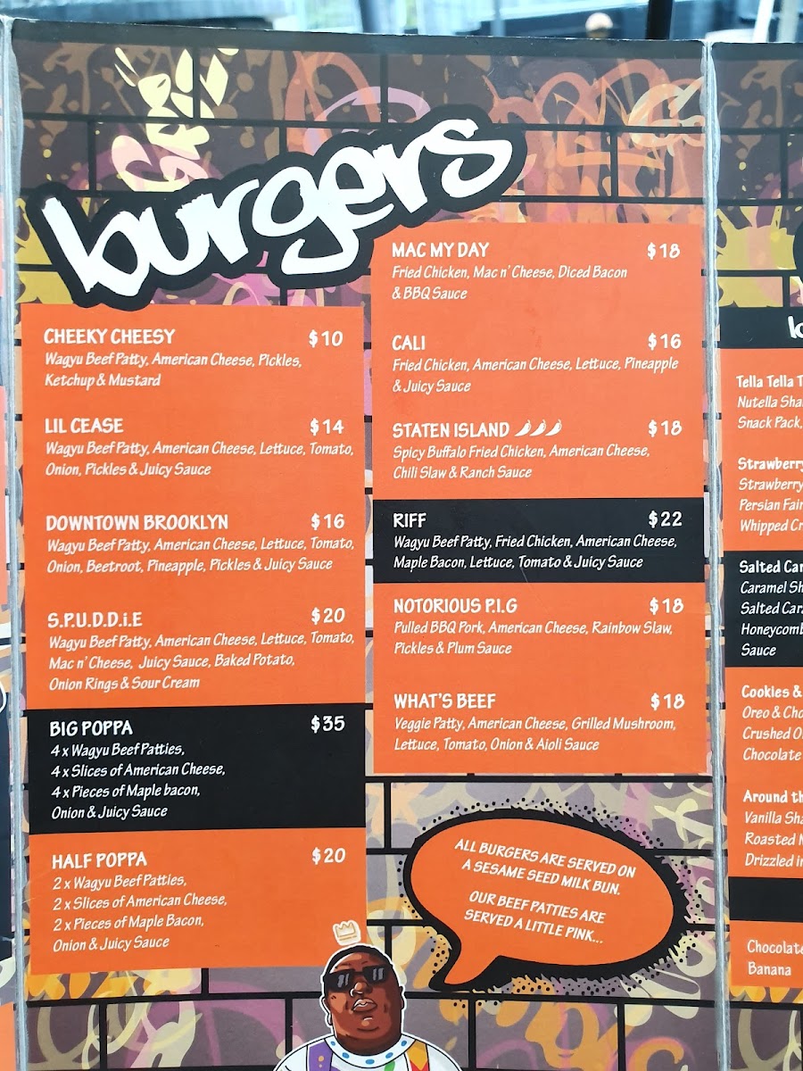 Menu Downtown Brooklyn Burgers-8