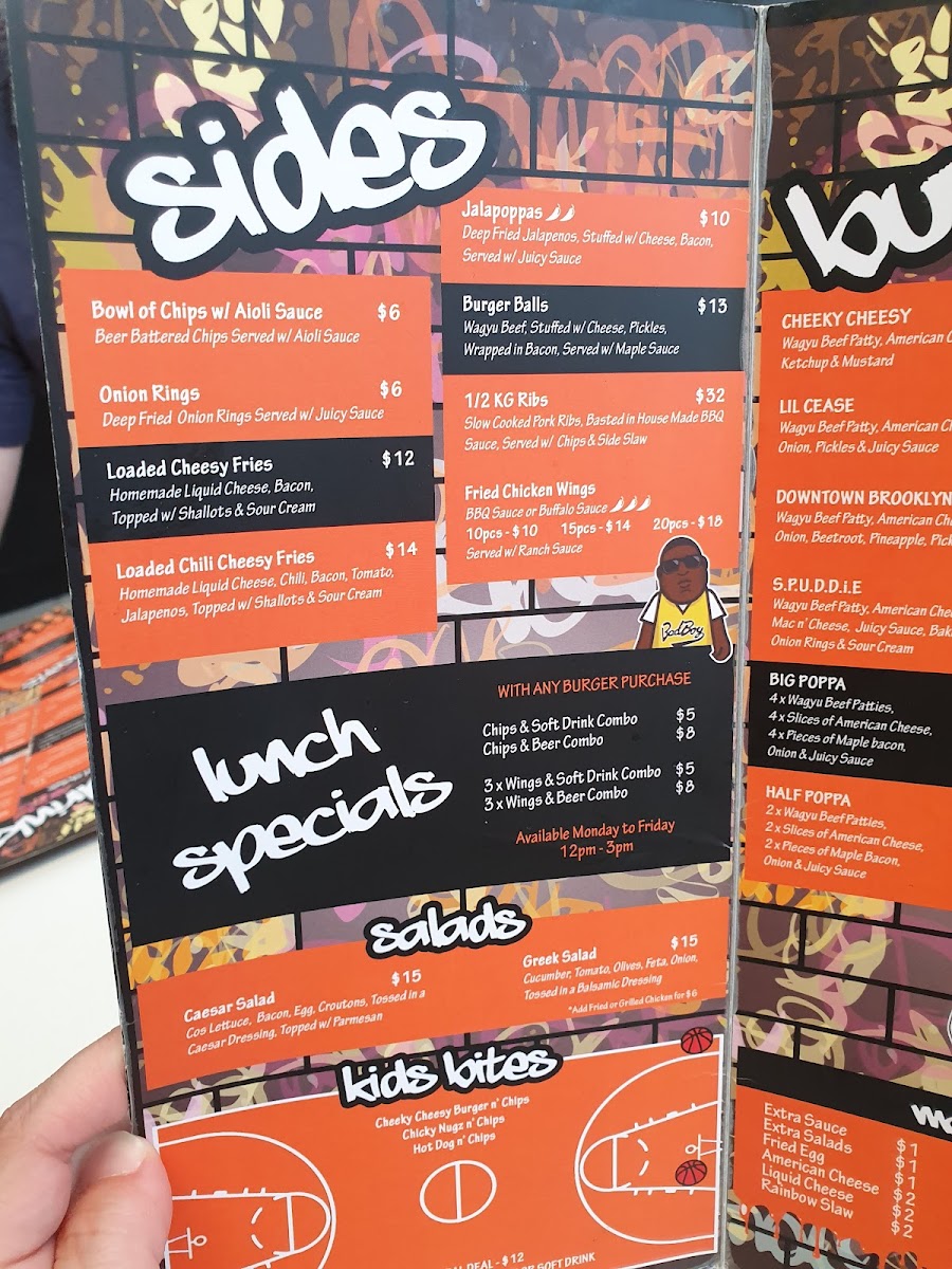 Menu Downtown Brooklyn Burgers-9